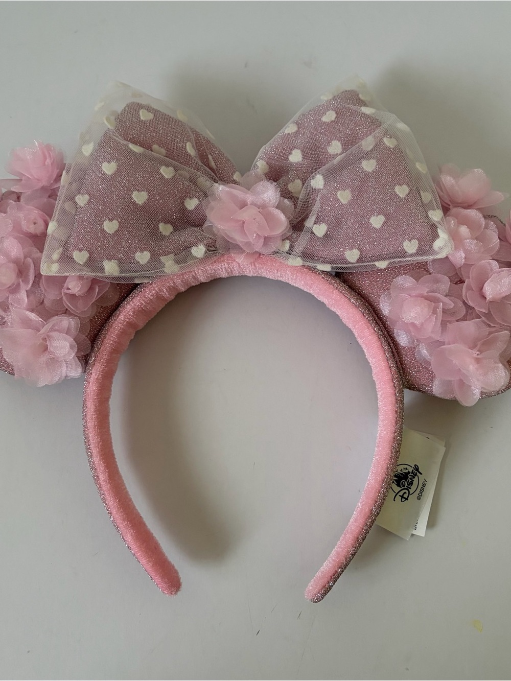 Disney Minnie Mouse Valentine’s Day Rose Ear Headband